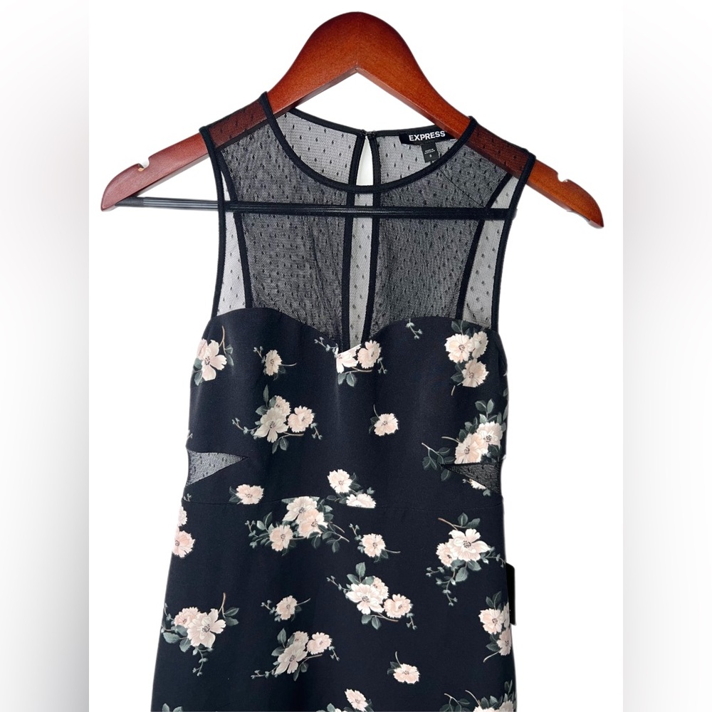 express black floral formal dress A8 - Picture 3 of 5